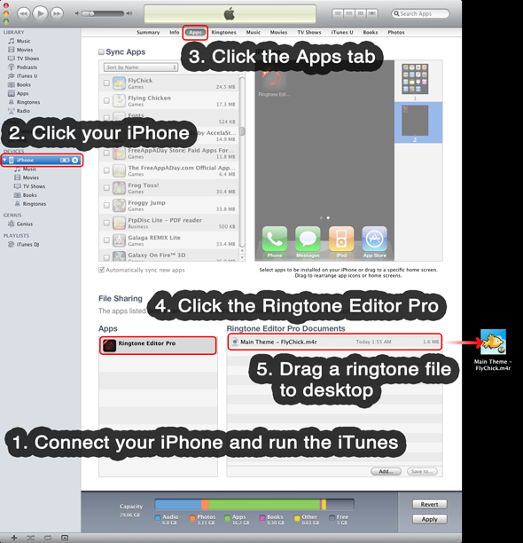 Ringtone Editor Pro - Web Help Step1